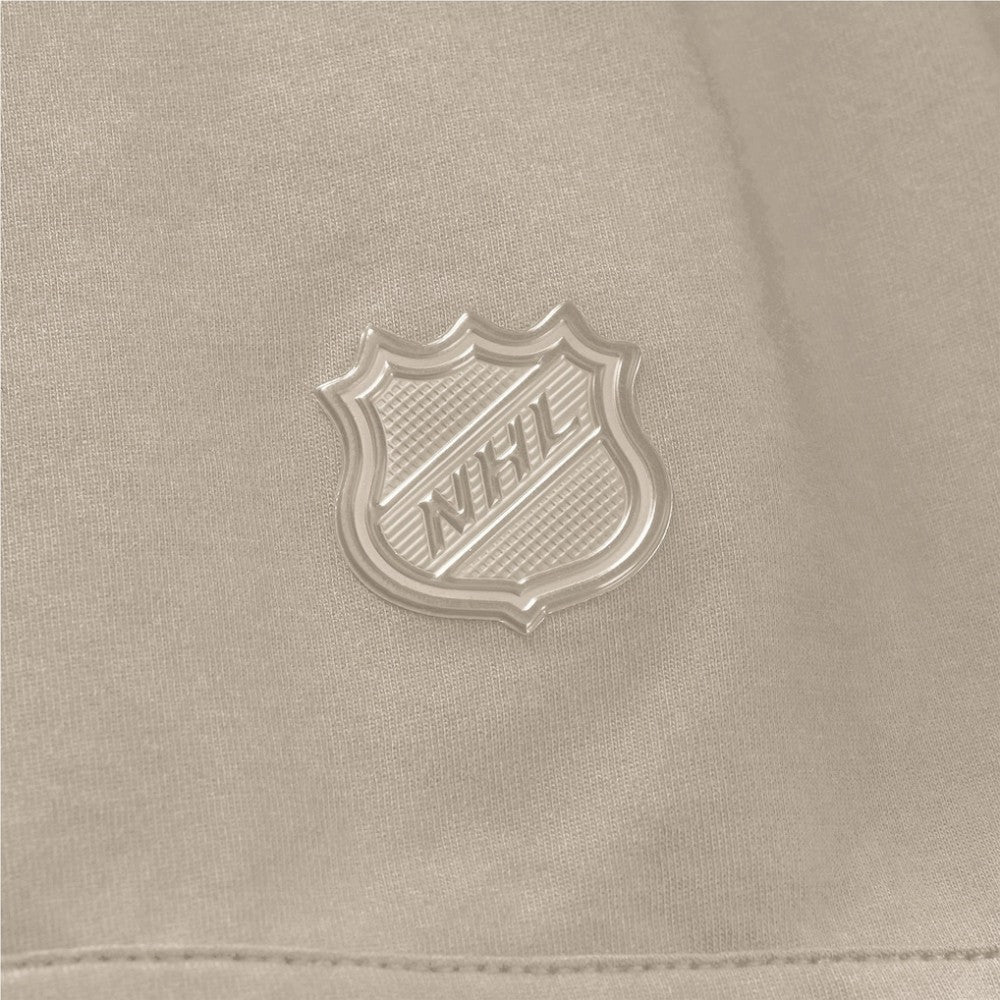 NHL Detroit Red Wings Fanatics Authentic Pro Road Short Sleeve Hoodie - Tan