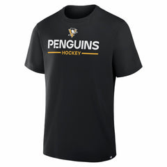 NHL Pittsburgh Penguins Fanatics Authentic Pro Primary T-Shirt - Black