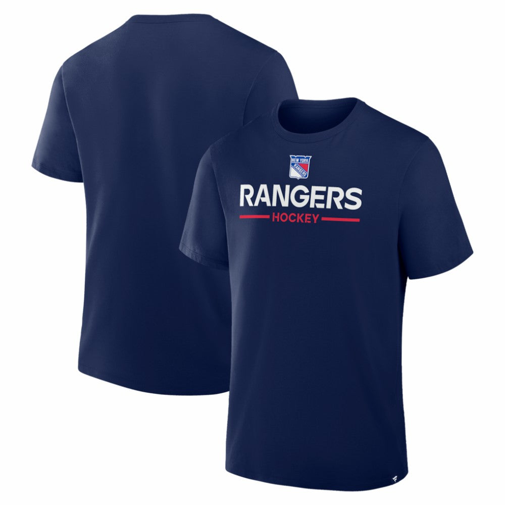 NHL New York Rangers Fanatics Authentic Pro Primary T-Shirt - Navy