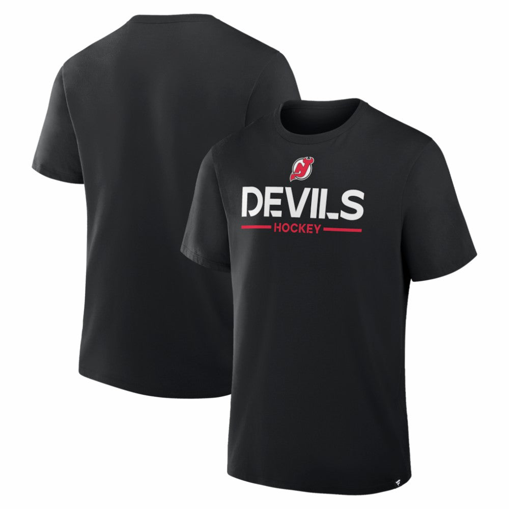 NHL New Jersey Devils Fanatics Authentic Pro Primary T-Shirt - Black