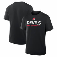 NHL New Jersey Devils Fanatics Authentic Pro Primary T-Shirt - Black
