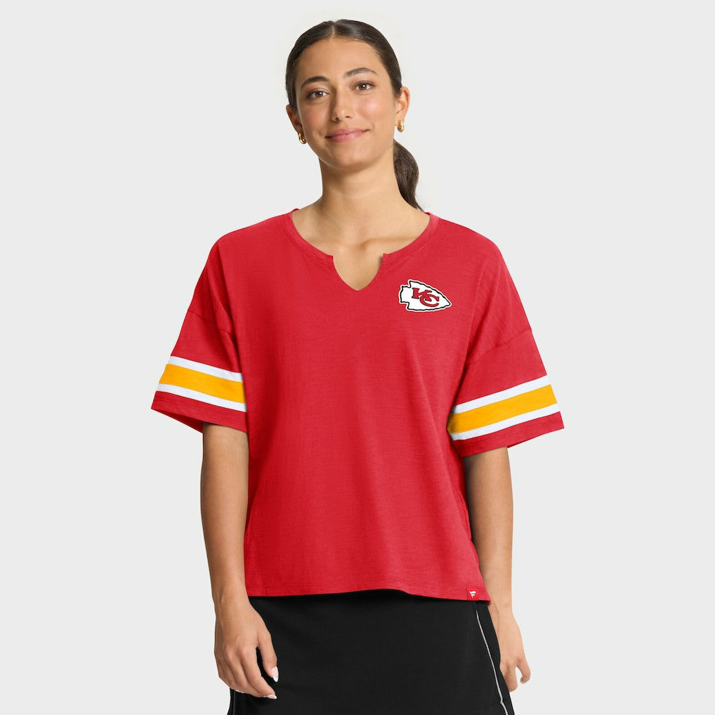 Kansas City Chiefs Women's Redzone Curl Route T-Shirt Red