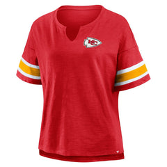 Kansas City Chiefs Women's Redzone Curl Route T-Shirt Red