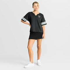 Las Vegas Raiders Women's Redzone Curl Route T-Shirt Black
