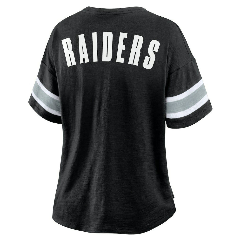 Las Vegas Raiders Women's Redzone Curl Route T-Shirt Black