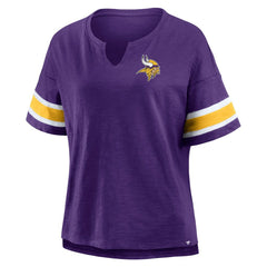 Minnesota Vikings Women's Redzone Curl Route T-Shirt Purple