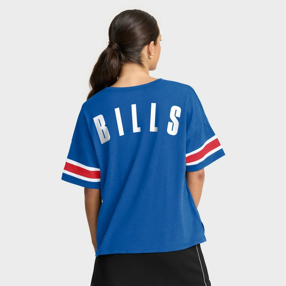 Buffalo Bills Women's Redzone Curl Route T-Shirt Royal