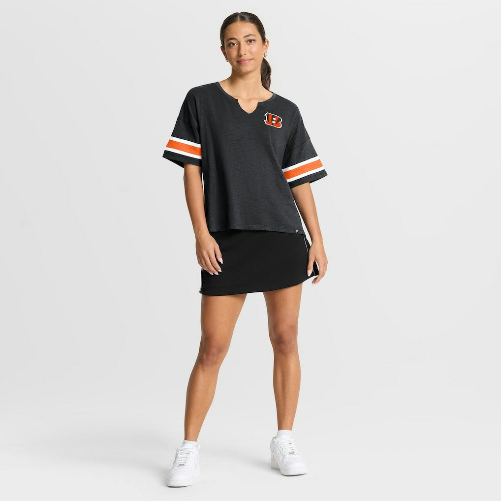Cincinnati Bengals Women's Redzone Curl Route T-Shirt Black