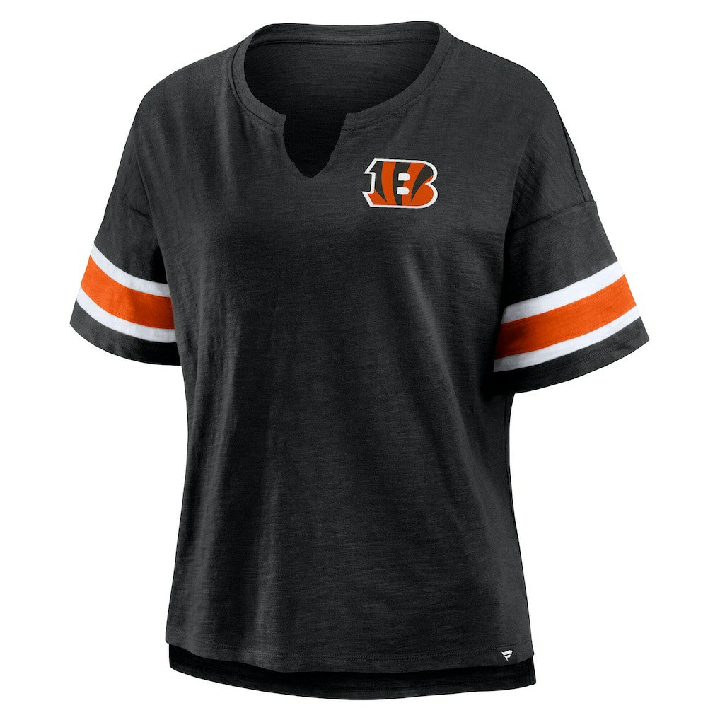 Cincinnati Bengals Women's Redzone Curl Route T-Shirt Black