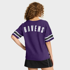 Baltimore Ravens Women's Redzone Curl Route T-Shirt Purple