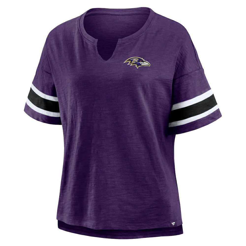 Baltimore Ravens Women's Redzone Curl Route T-Shirt Purple