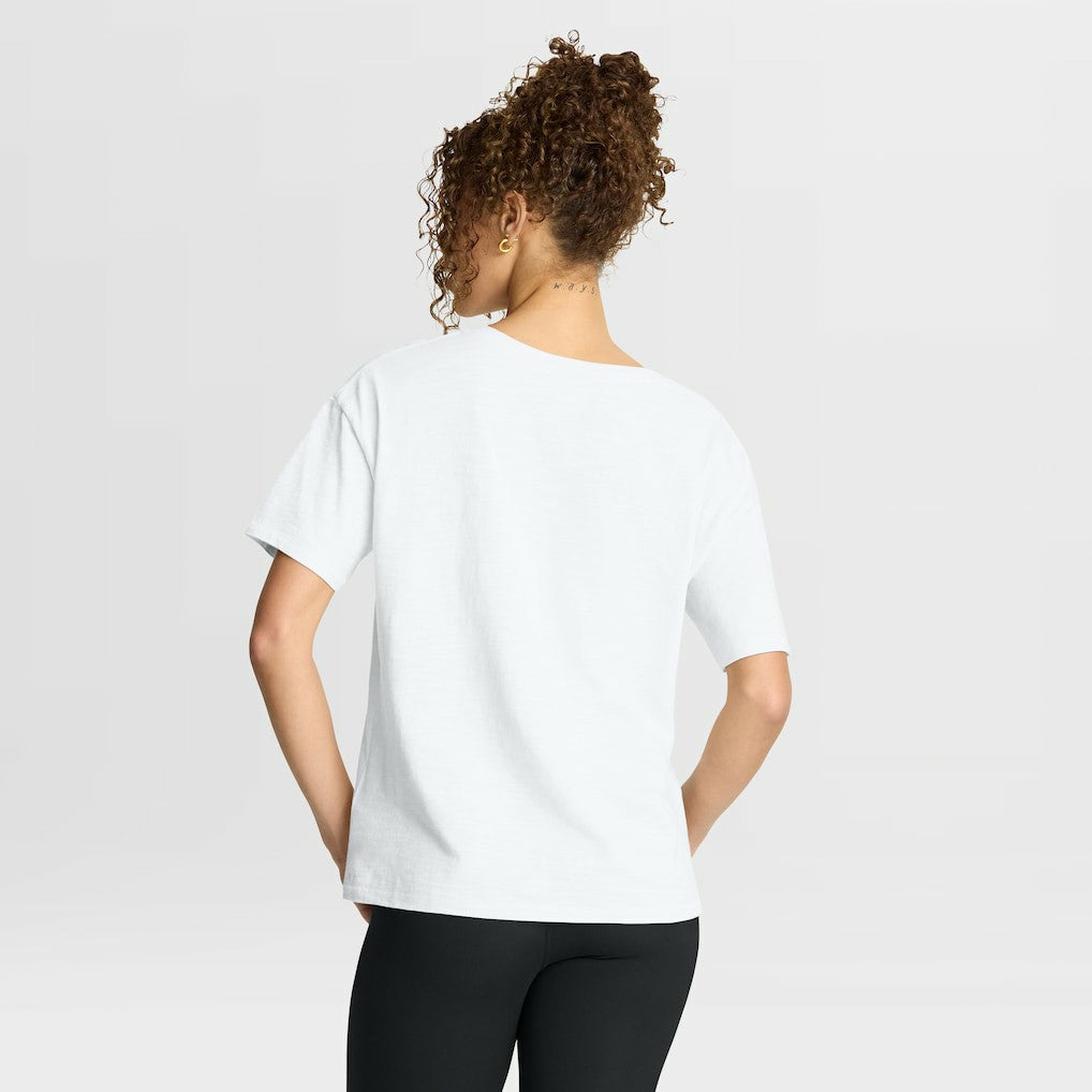 Washington Commanders Women's Redzone Slub Boxy T-Shirt White