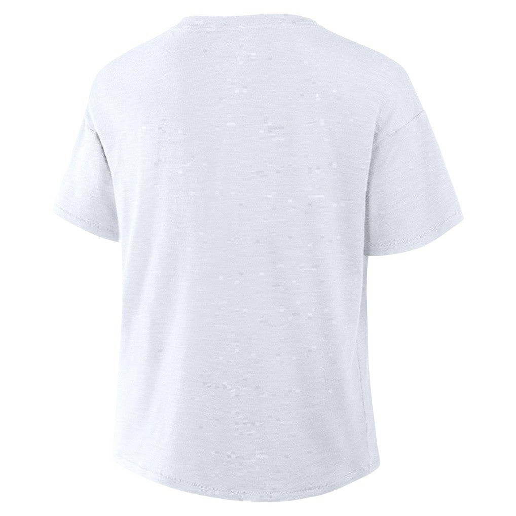 Washington Commanders Women's Redzone Slub Boxy T-Shirt White