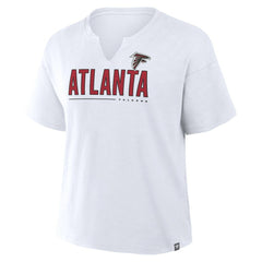 Atlanta Falcons Women's Redzone Slub Boxy T-Shirt White