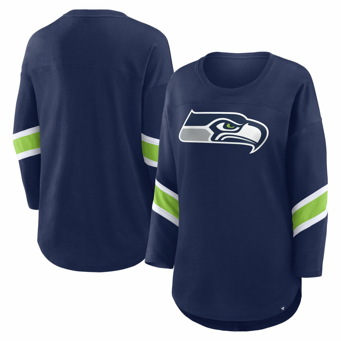 Seattle Seahawks Women's Redzone 3/4-Sleeve T-Shirt College Navy