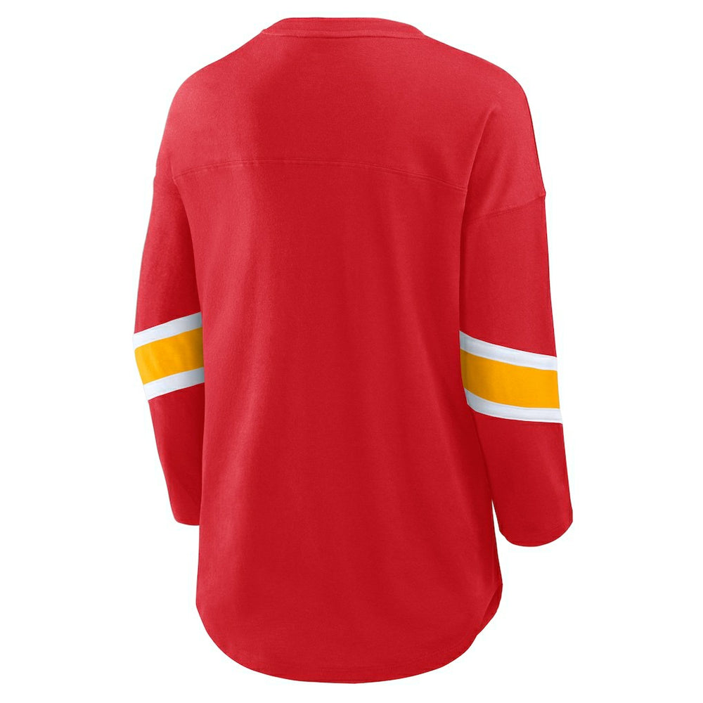 Kansas City Chiefs Women's Redzone 3/4-Sleeve T-Shirt Red