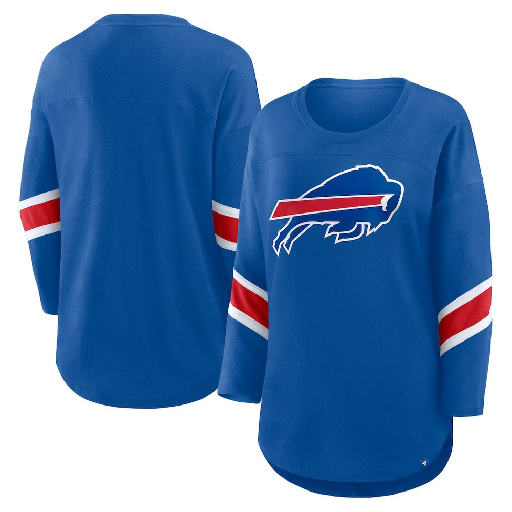 Buffalo Bills Women's Redzone 3/4-Sleeve T-Shirt Royal