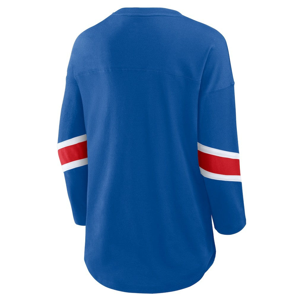 Buffalo Bills Women's Redzone 3/4-Sleeve T-Shirt Royal