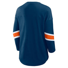 Chicago Bears Women's Redzone 3/4-Sleeve T-Shirt Navy
