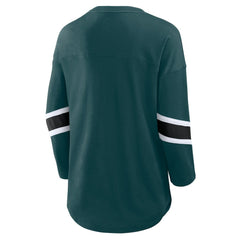 Philadelphia Eagles Women's Redzone 3/4-Sleeve T-Shirt Green