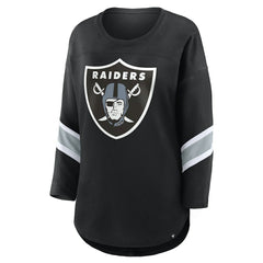 Las Vegas Raiders Women's Redzone 3/4-Sleeve T-Shirt Black