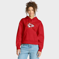 Kansas City Chiefs Women's Eligible Receiver Legacy Pullover Hoodie Red