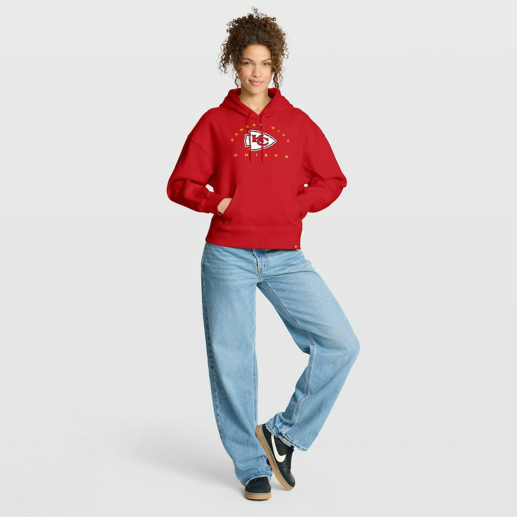 Kansas City Chiefs Women's Eligible Receiver Legacy Pullover Hoodie Red