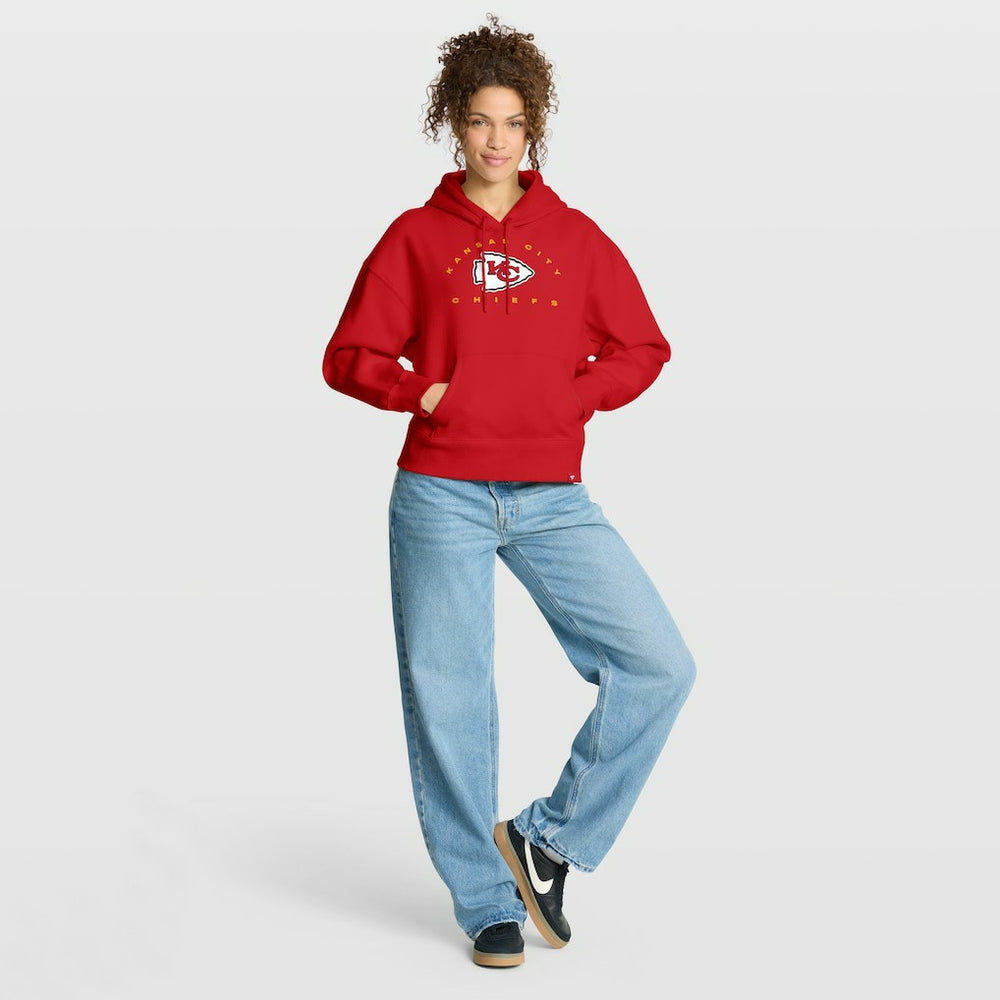 Kansas City Chiefs Women's Eligible Receiver Legacy Pullover Hoodie Red