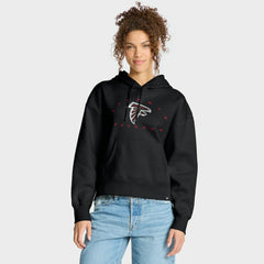 Atlanta Falcons Women's Eligible Receiver Legacy Pullover Hoodie Black