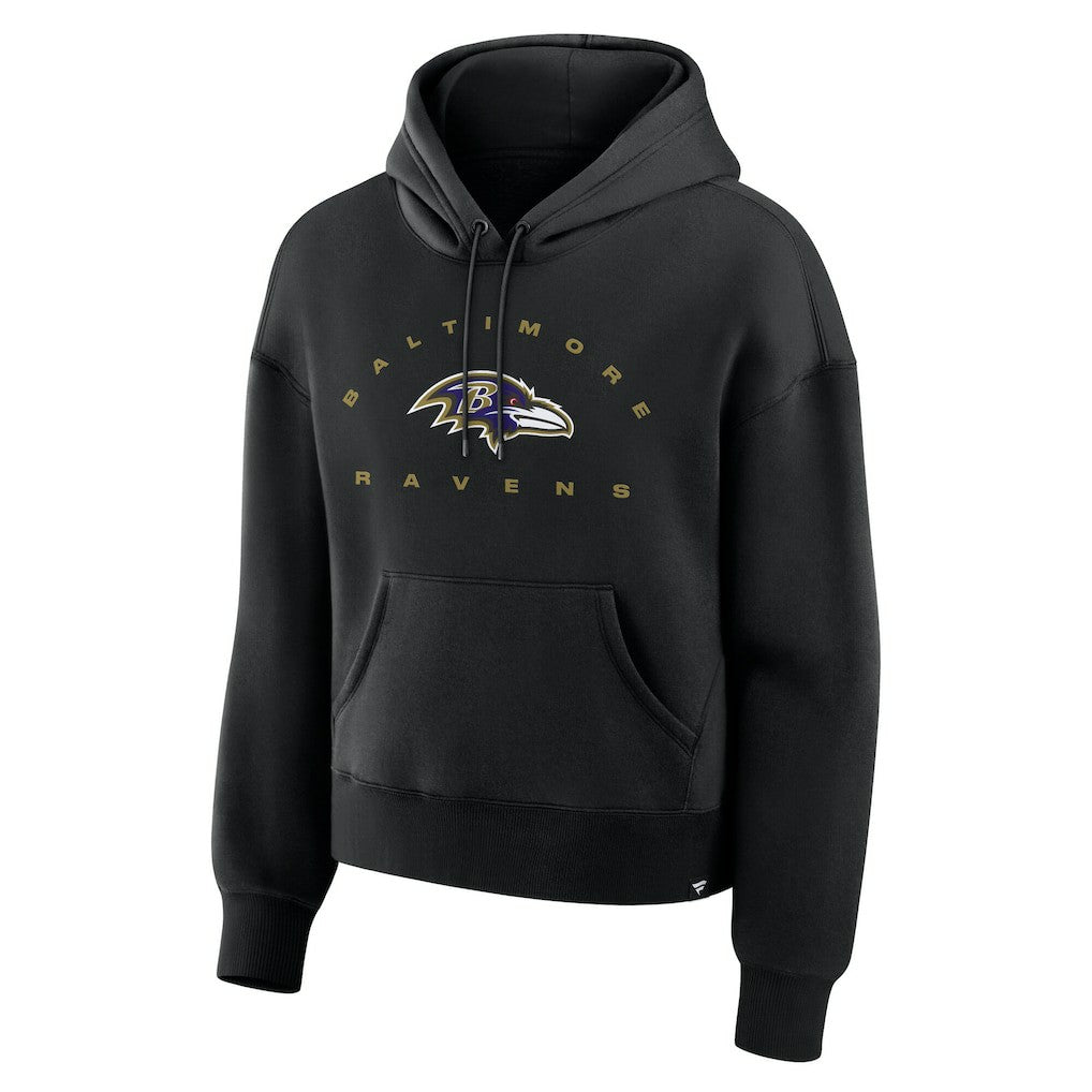 Baltimore Ravens Women's Eligible Receiver Legacy Pullover Hoodie Black