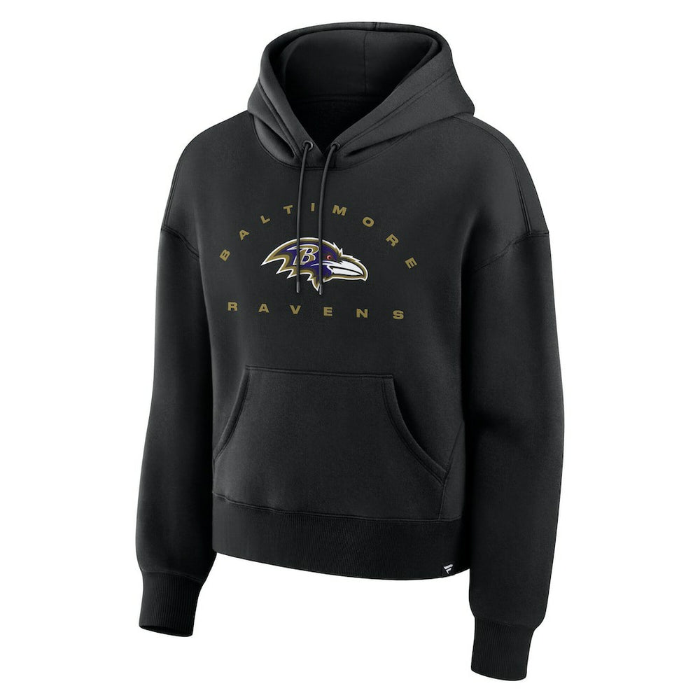 Baltimore Ravens Women's Eligible Receiver Legacy Pullover Hoodie Black