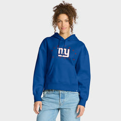 New York Giants Women's Eligible Receiver Legacy Pullover Hoodie Royal