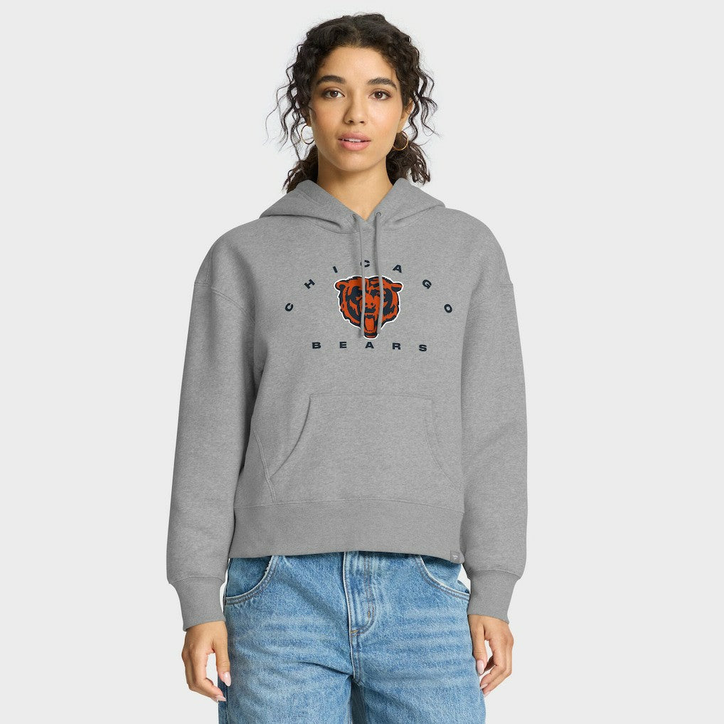 Chicago Bears Women's Eligible Receiver Legacy Pullover Hoodie Heather Gray