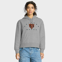 Chicago Bears Women's Eligible Receiver Legacy Pullover Hoodie Heather Gray