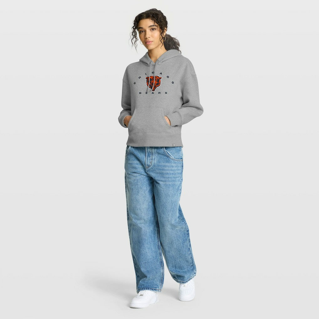 Chicago Bears Women's Eligible Receiver Legacy Pullover Hoodie Heather Gray