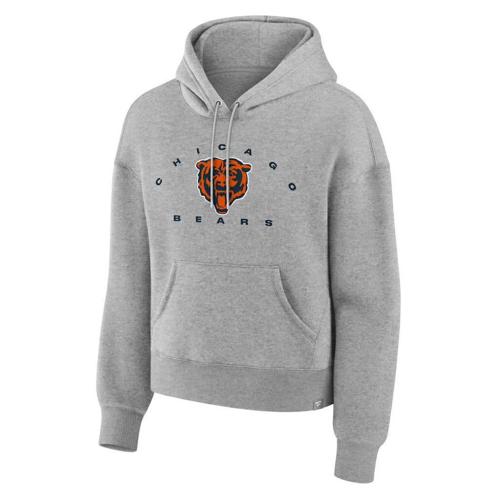 Chicago Bears Women's Eligible Receiver Legacy Pullover Hoodie Heather Gray