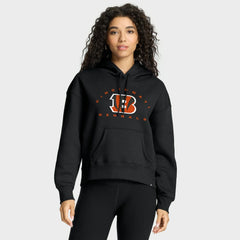 Cincinnati Bengals Women's Eligible Receiver Legacy Pullover Hoodie Black