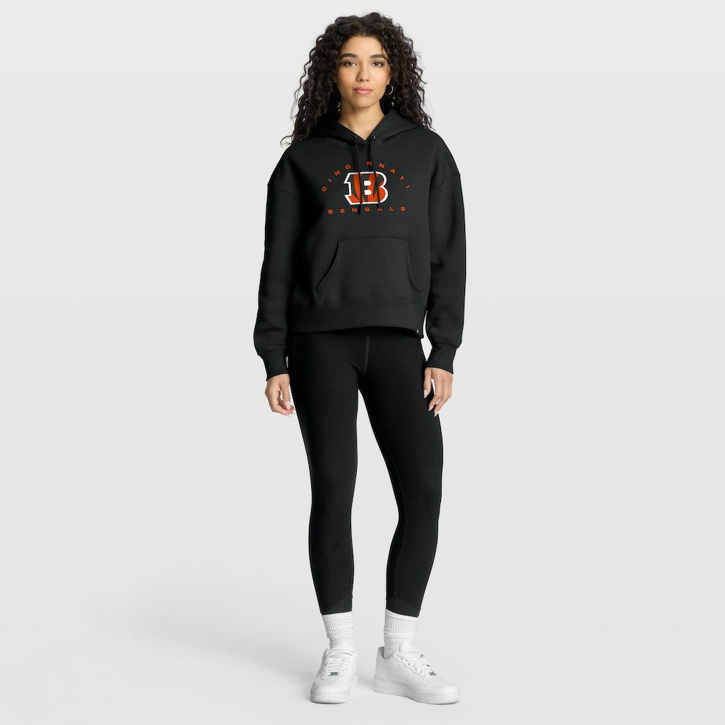 Cincinnati Bengals Women's Eligible Receiver Legacy Pullover Hoodie Black