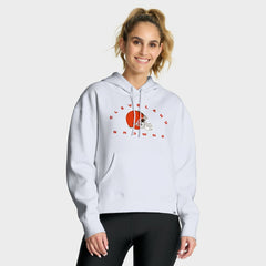 Cleveland Browns Women's Eligible Receiver Legacy Pullover Hoodie White