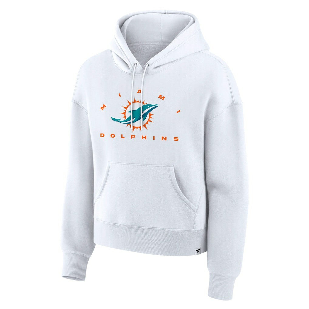 Miami Dolphins Women's Eligible Receiver Legacy Pullover Hoodie White