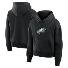 Philadelphia Eagles Women's Eligible Receiver Legacy Pullover Hoodie Black