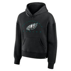 Philadelphia Eagles Women's Eligible Receiver Legacy Pullover Hoodie Black
