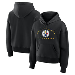 Pittsburgh Steelers Women's Eligible Receiver Legacy Pullover Hoodie Black