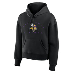 Minnesota Vikings Women's Eligible Receiver Legacy Pullover Hoodie Black