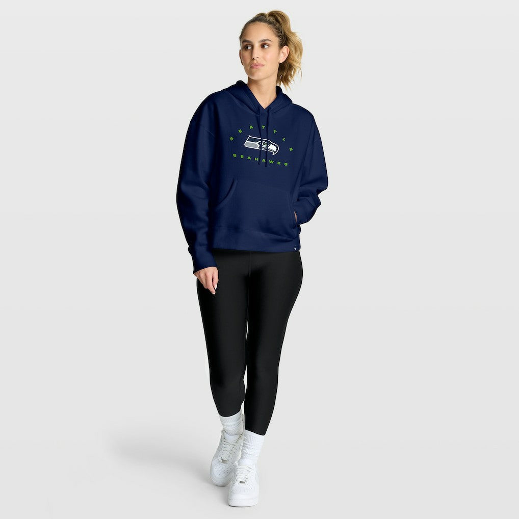 Seattle Seahawks Women's Eligible Receiver Legacy Pullover Hoodie College Navy