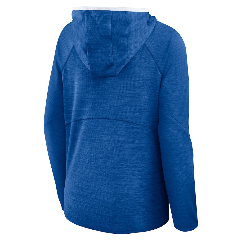 Indianapolis Colts Women's Redzone End Around Pass Raglan Full-Zip Hoodie Royal