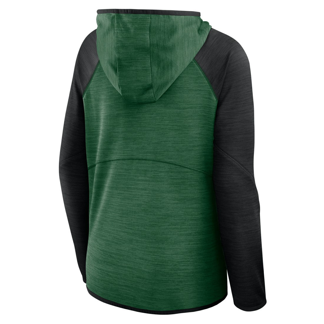 New York Jets Women's Redzone End Around Pass Raglan Full-Zip Hoodie Green/Black