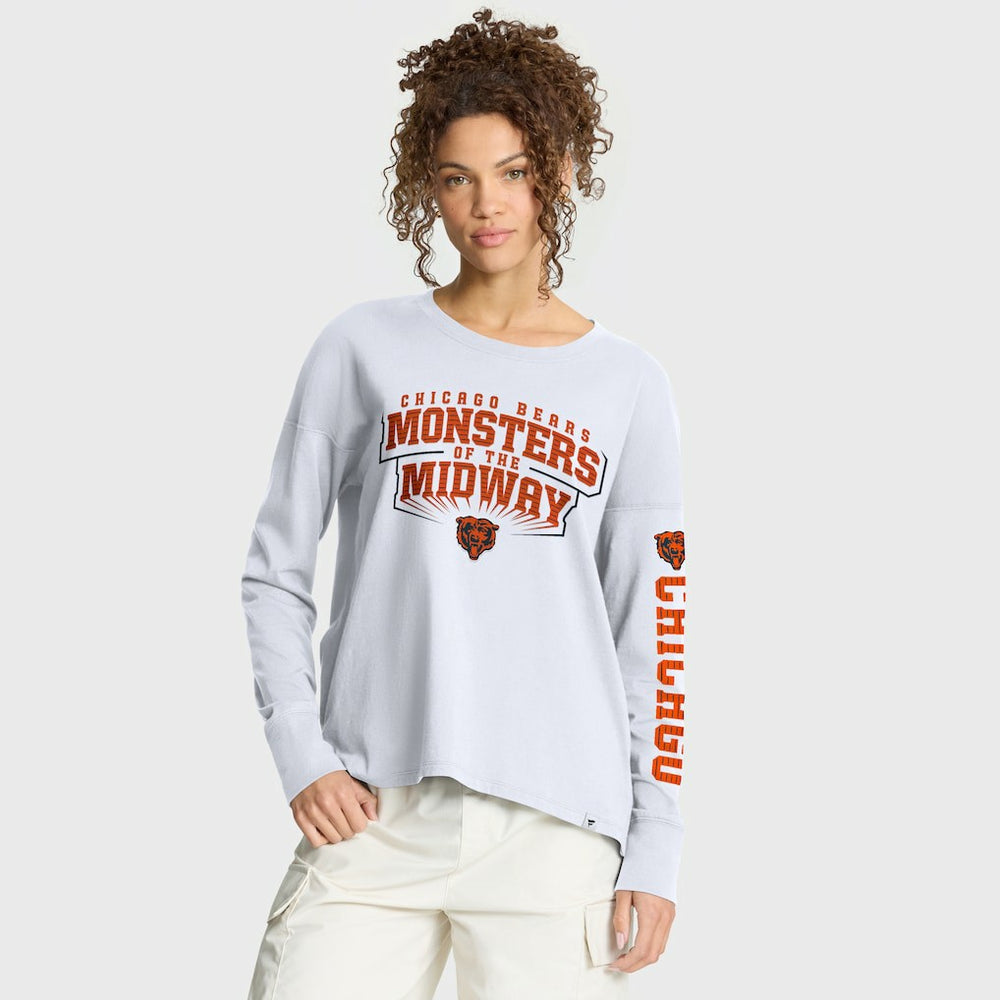 Chicago Bears Women's Hometown Legacy Long Sleeve T-Shirt White