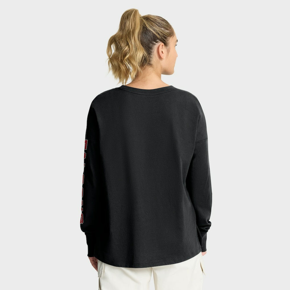 Atlanta Falcons Women's Hometown Legacy Long Sleeve T-Shirt Black