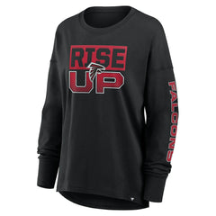 Atlanta Falcons Women's Hometown Legacy Long Sleeve T-Shirt Black